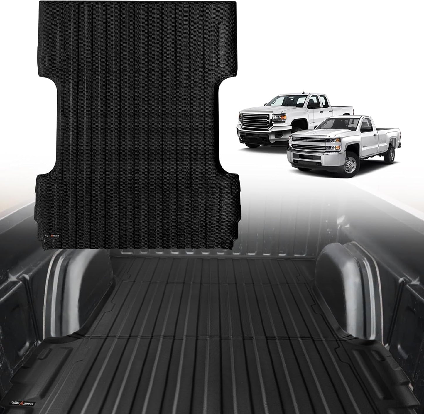 TripleAliners Truck Bed Mat for 2007-2019 Chevy Silverado