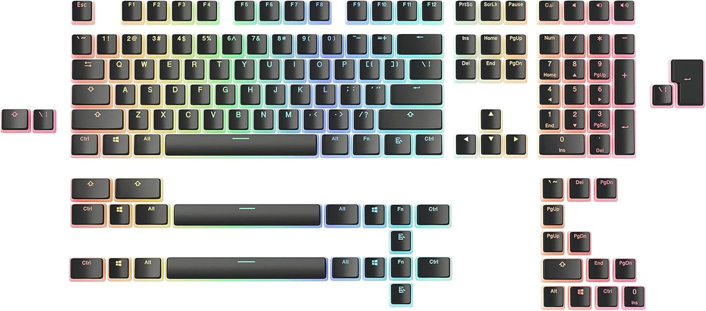Glorious Aura V2 PBT Pudding Keycaps for Mechanical Keyboards