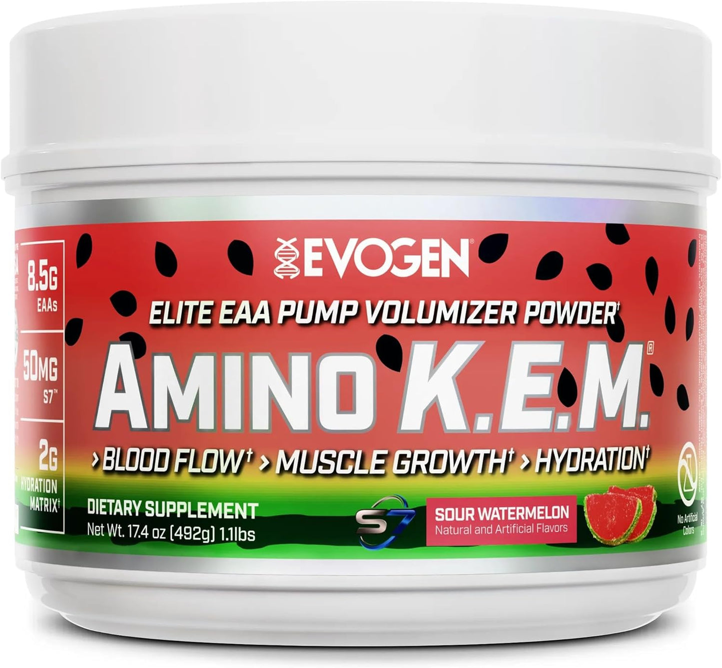 Evogen Amino K.E.M. EAA & BCAA Powder for Muscle Growth