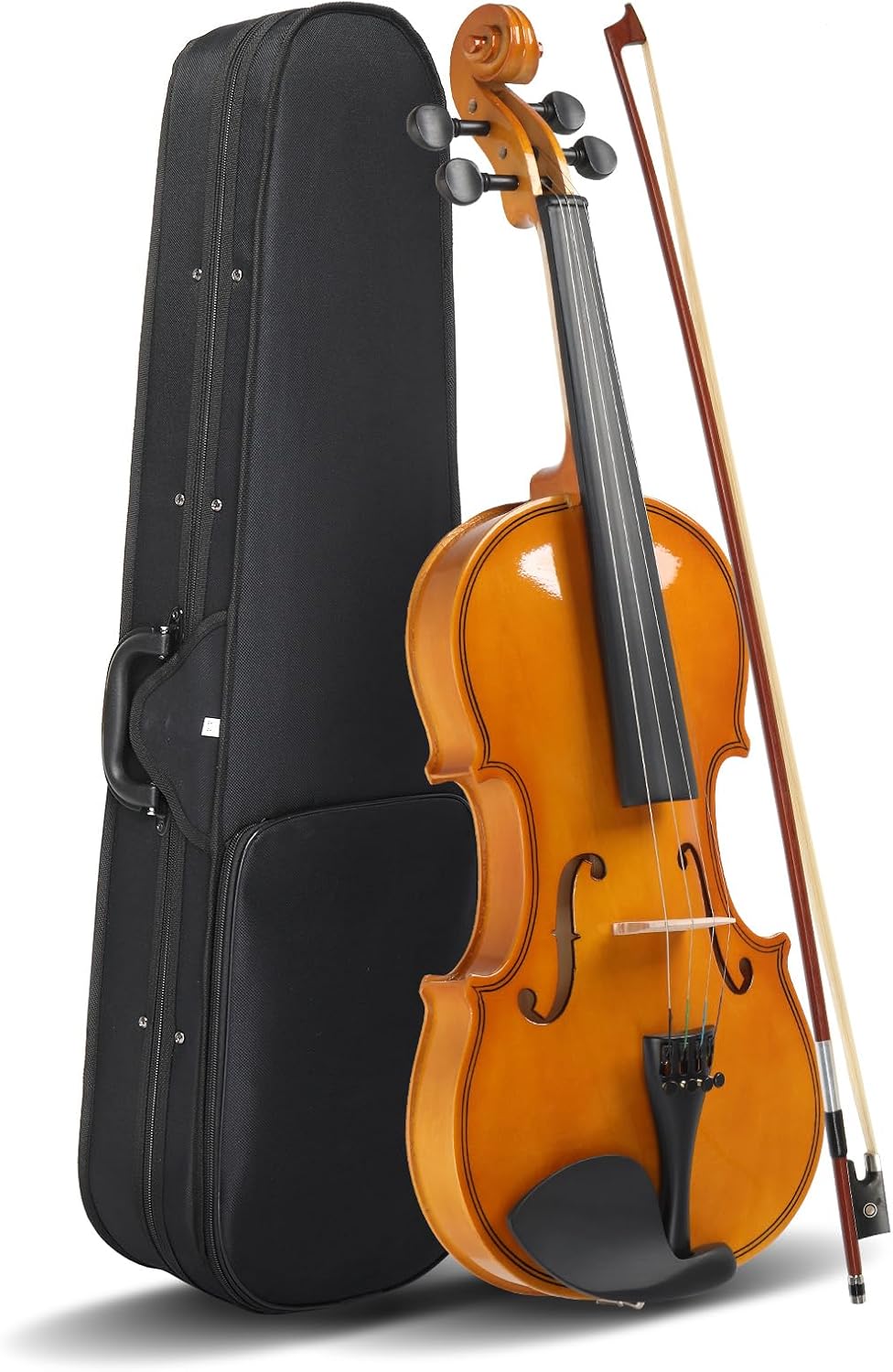 Lykos Upgraded Full Size 4/4 Violin Set for Beginners