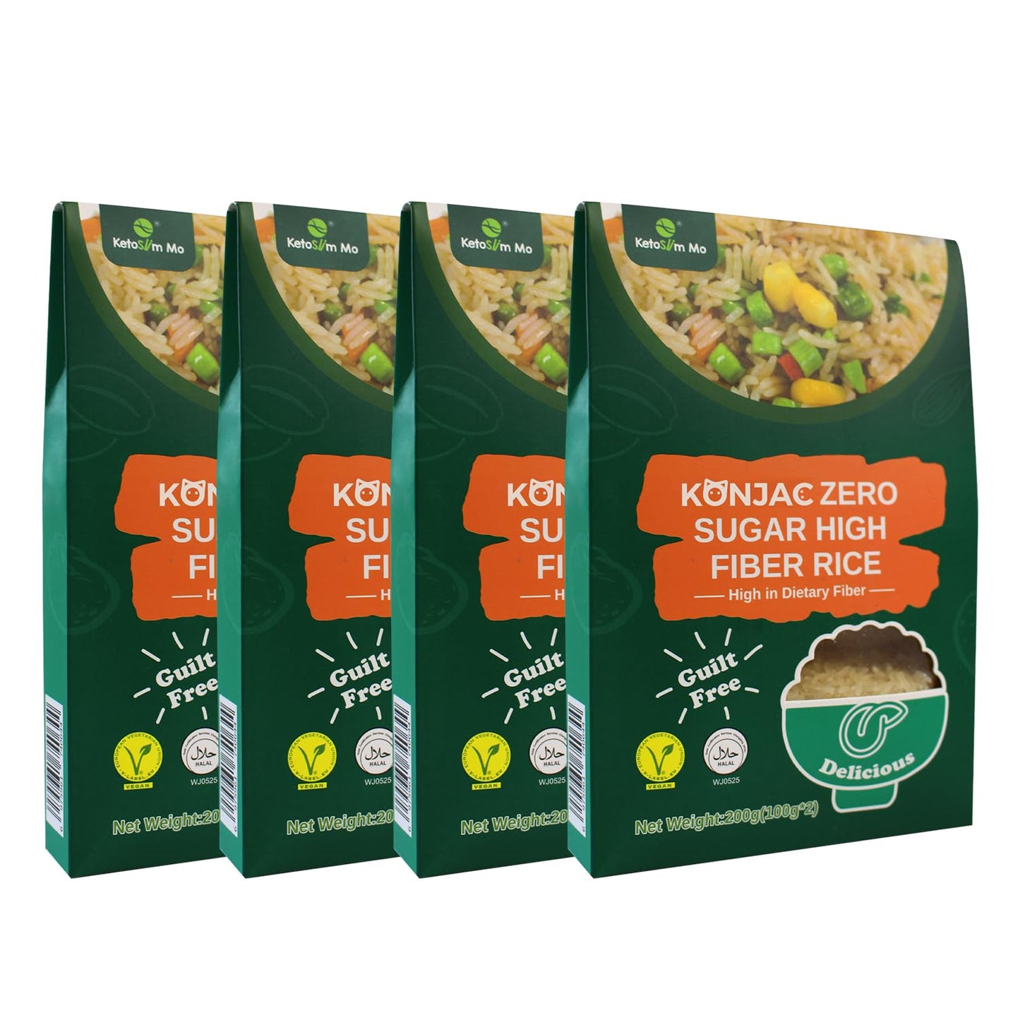 Konnyaku Rice 2 Packs - Vegan, Gluten Free, Keto Friendly