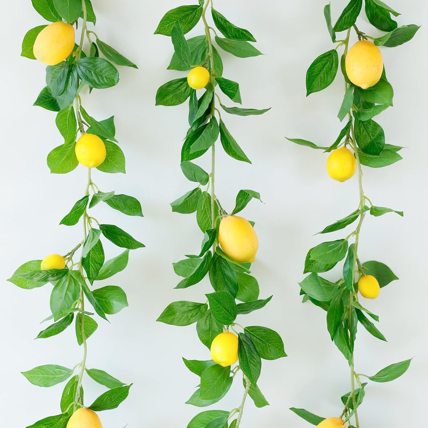 3 Strands Lemon Artificial Vines for Home and Party Decor