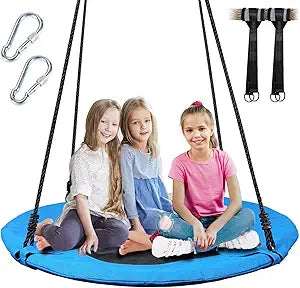 40 Inch Saucer Tree Swing for Kids - Safe and Fun Outdoor Play