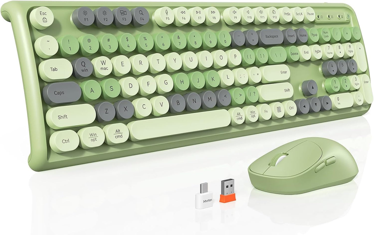 Retro Typewriter Wireless Combo for Ultimate Gaming Fun!