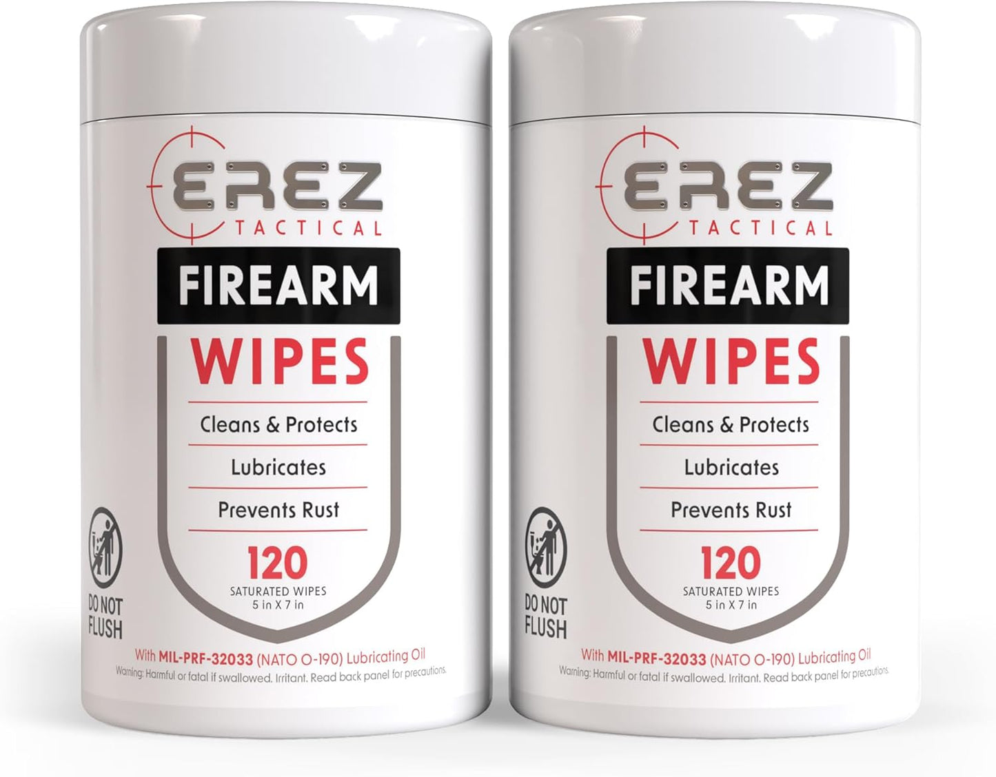 Gun Cleaning Supplies: 120 Gun Wipes for Firearm Enthusiasts