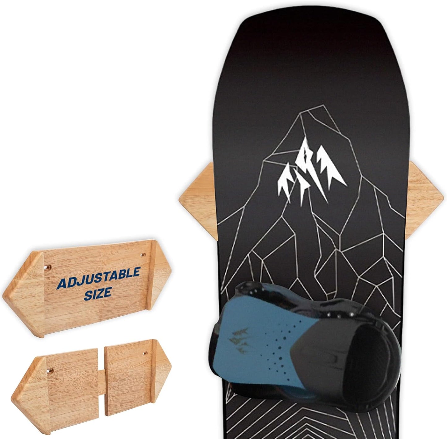 Vertical Snowboard Wall Mount - Minimalist Storage Solution