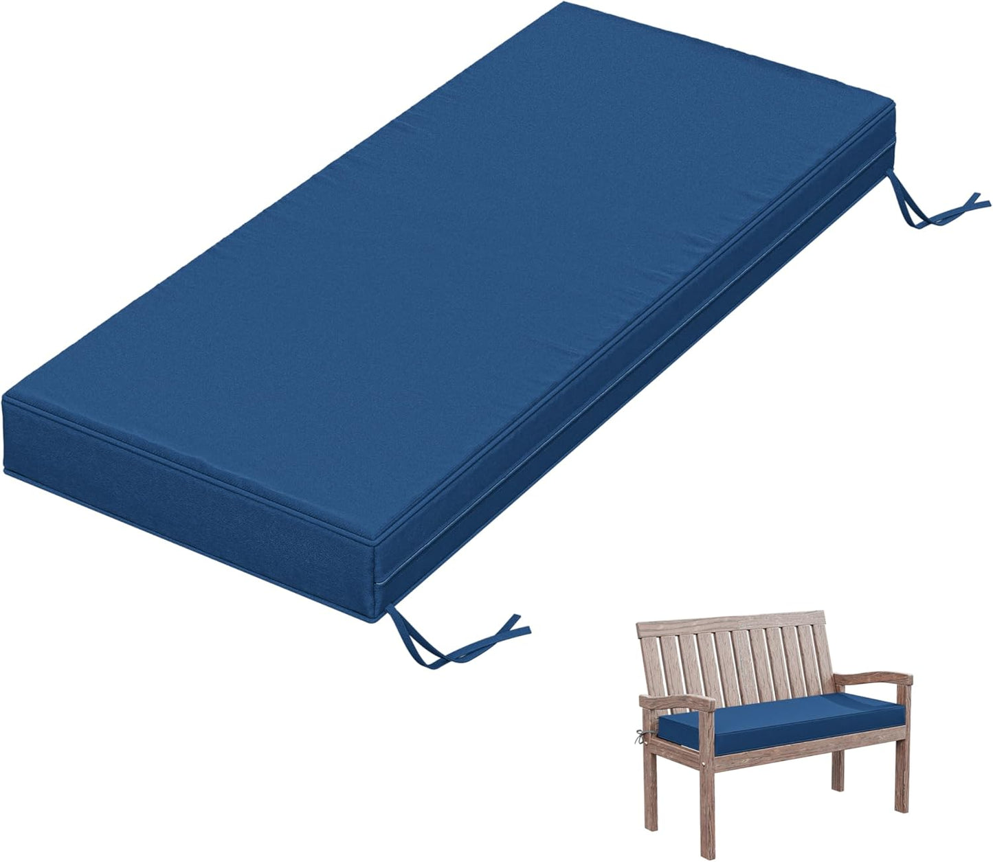 Outdoor Bench Cushion 42 X 18 X 3.5 Inch Waterproof for Comfort