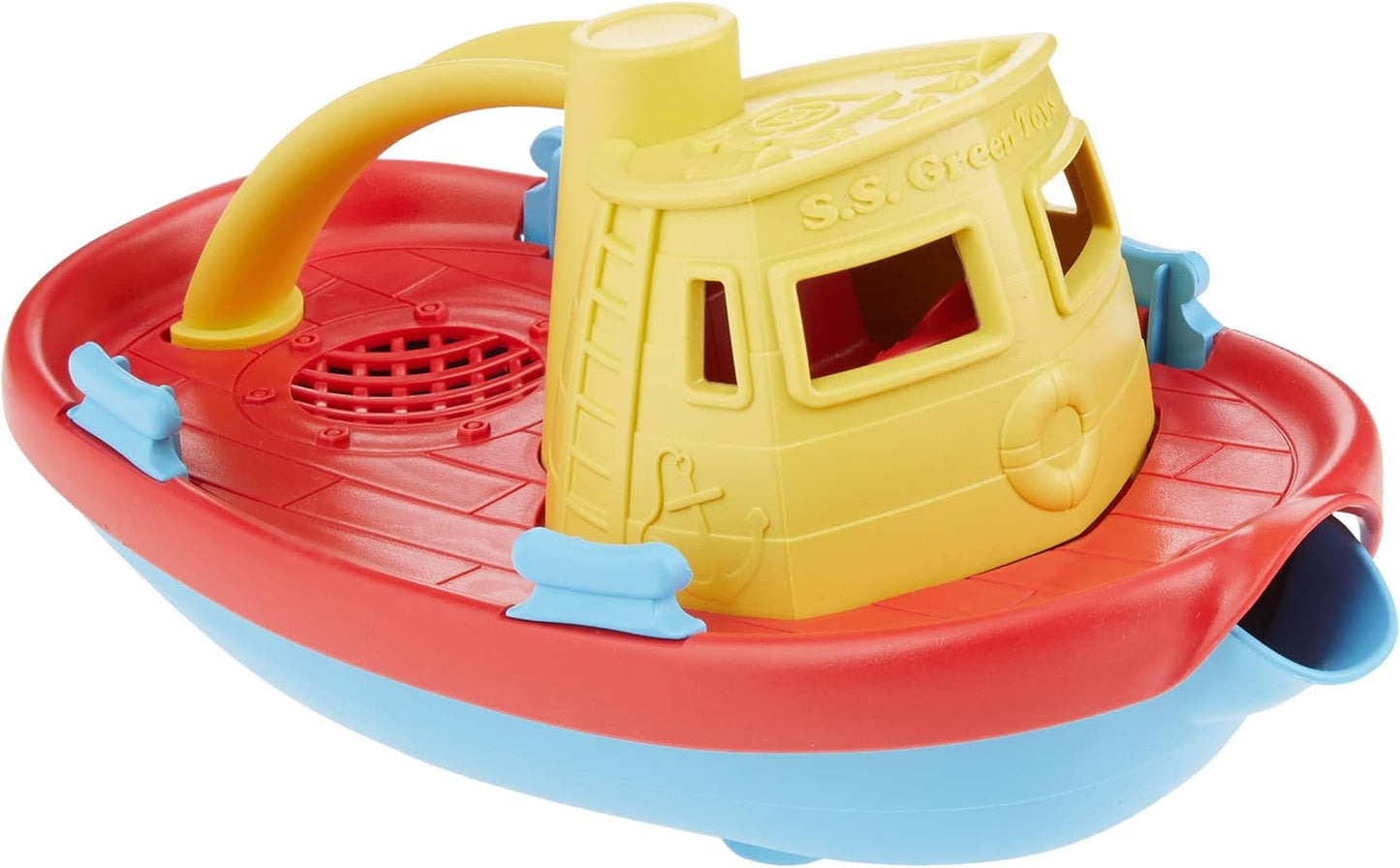 Green Toys Yellow Tug Boat - Eco-Friendly Fun!