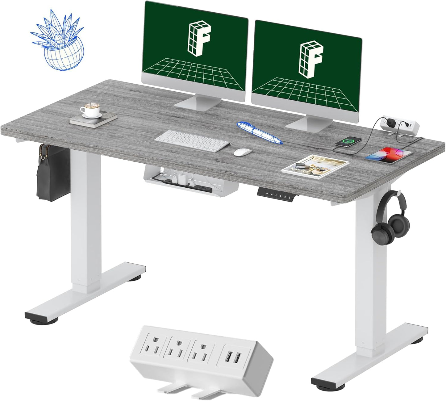 FLEXISPOT EN2 Electric Stand Up Height Adjustable Desk Review