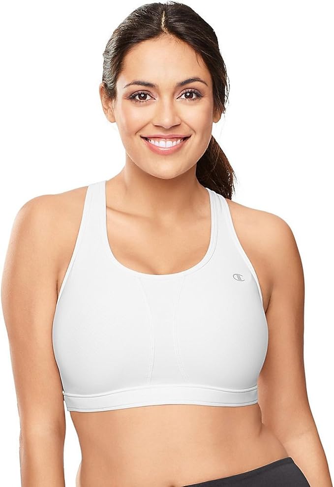 Champion Women's Plus The Vented Sports Bra for Comfort and Support