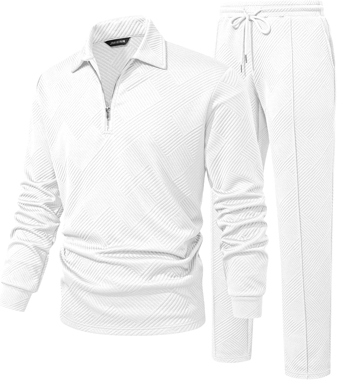 JMIERR Men's 2 Piece Outfits Tracksuit for All Seasons Wear