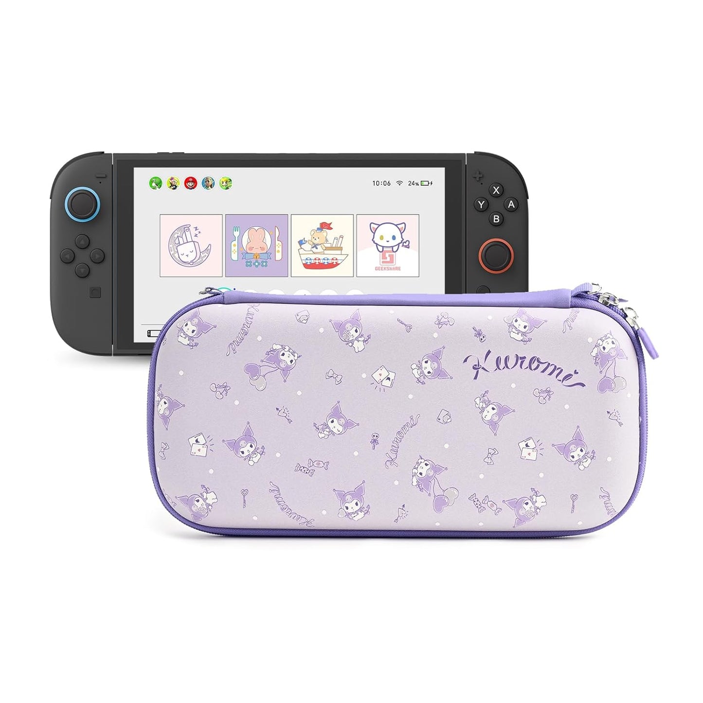 Kuitmor Slim Carrying Case for Switch 2 - Hardshell Storage Bag