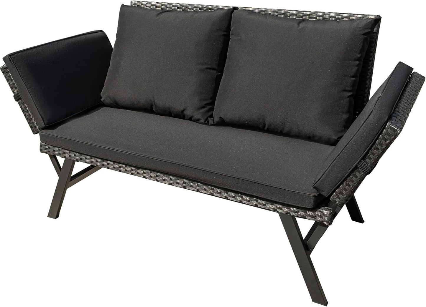 Greesum Outdoor Sofa Bed: Stylish Rattan Patio Furniture