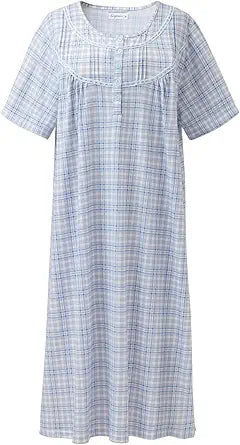 Keyocean Women Nightgowns - Soft Comfy Lightweight Cotton Dress