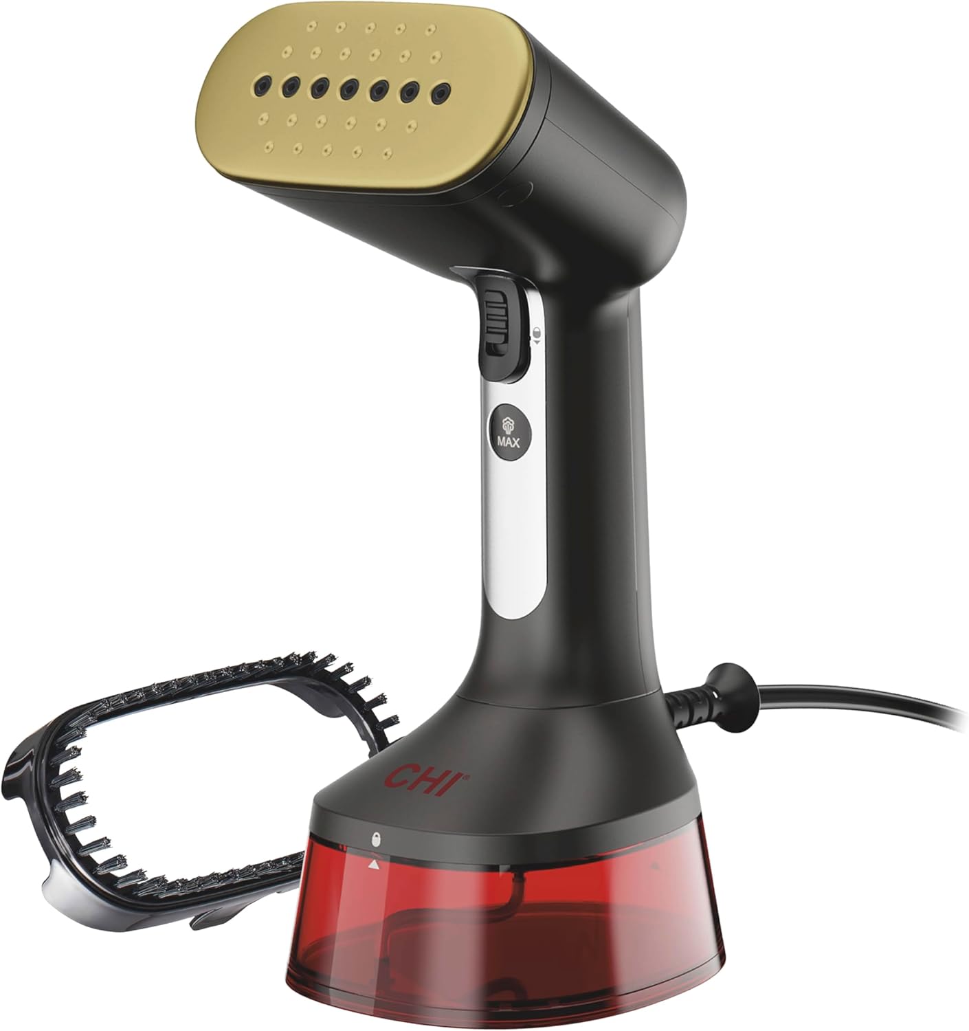 CHI Handheld Garment Steamer with Large Water Tank and Brush
