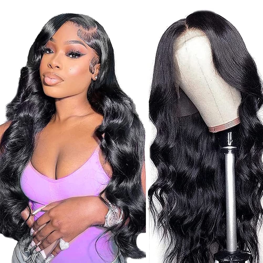 18 Inch Body Wave Lace Front Wigs Human Hair for Women