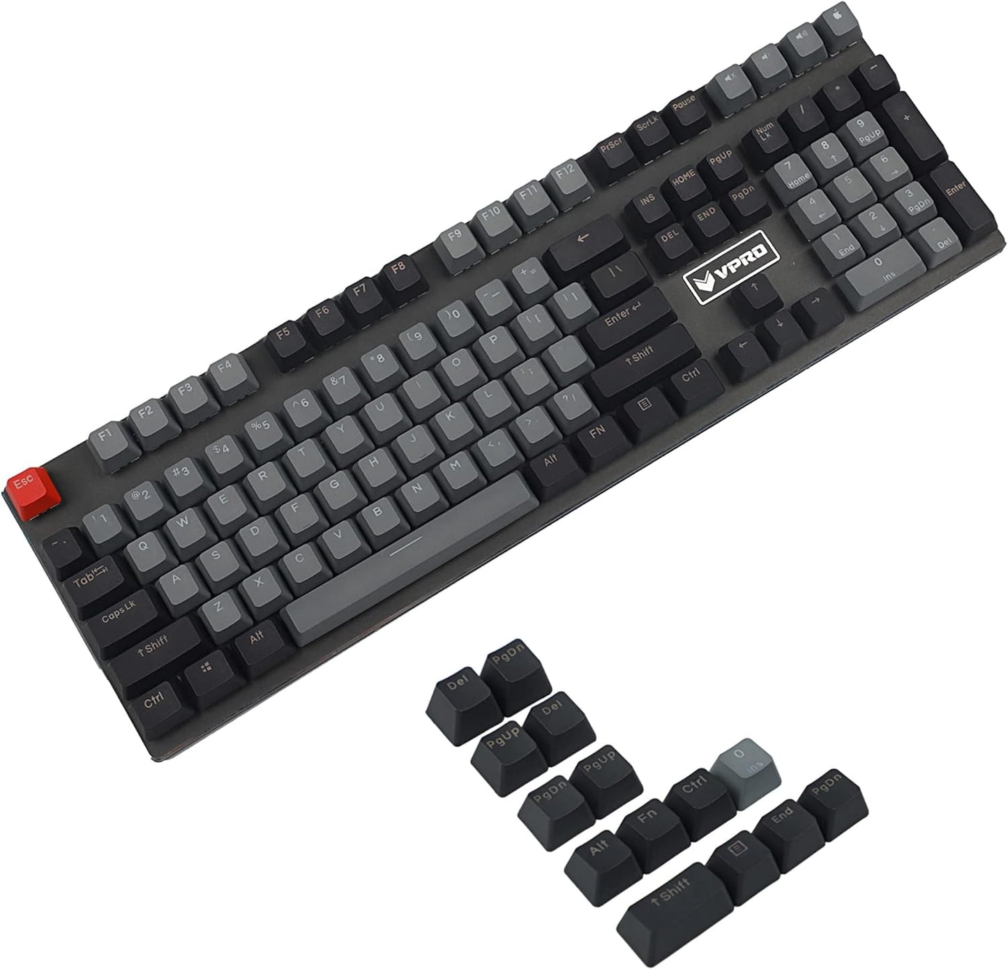 YMDK Double Shot 122 Dyed PBT Shine Through Keycap Set Review
