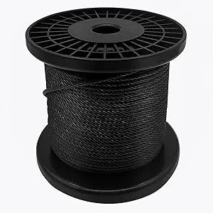 NITOO 316 Stainless Steel Black Wire Rope for Railing and Decking