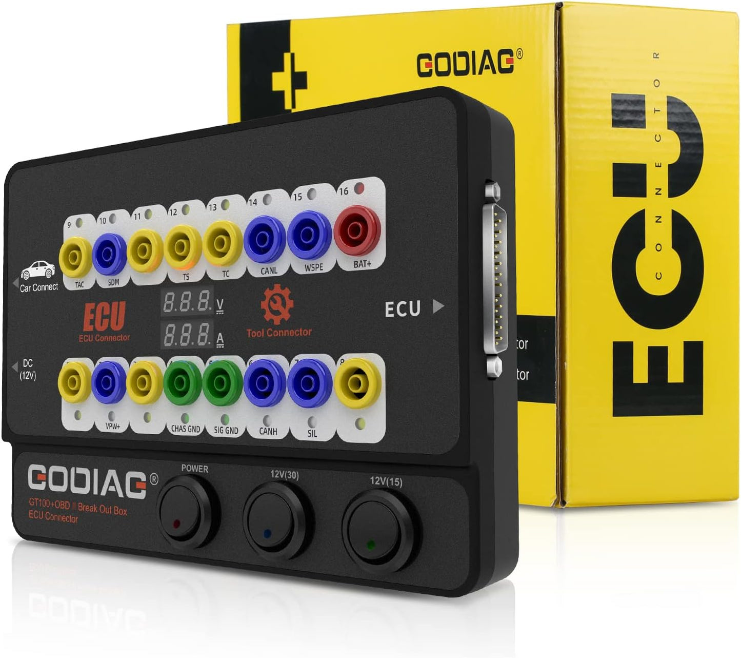Godiag GT100+ OBDII Breakout Box for Advanced ECU Diagnostics