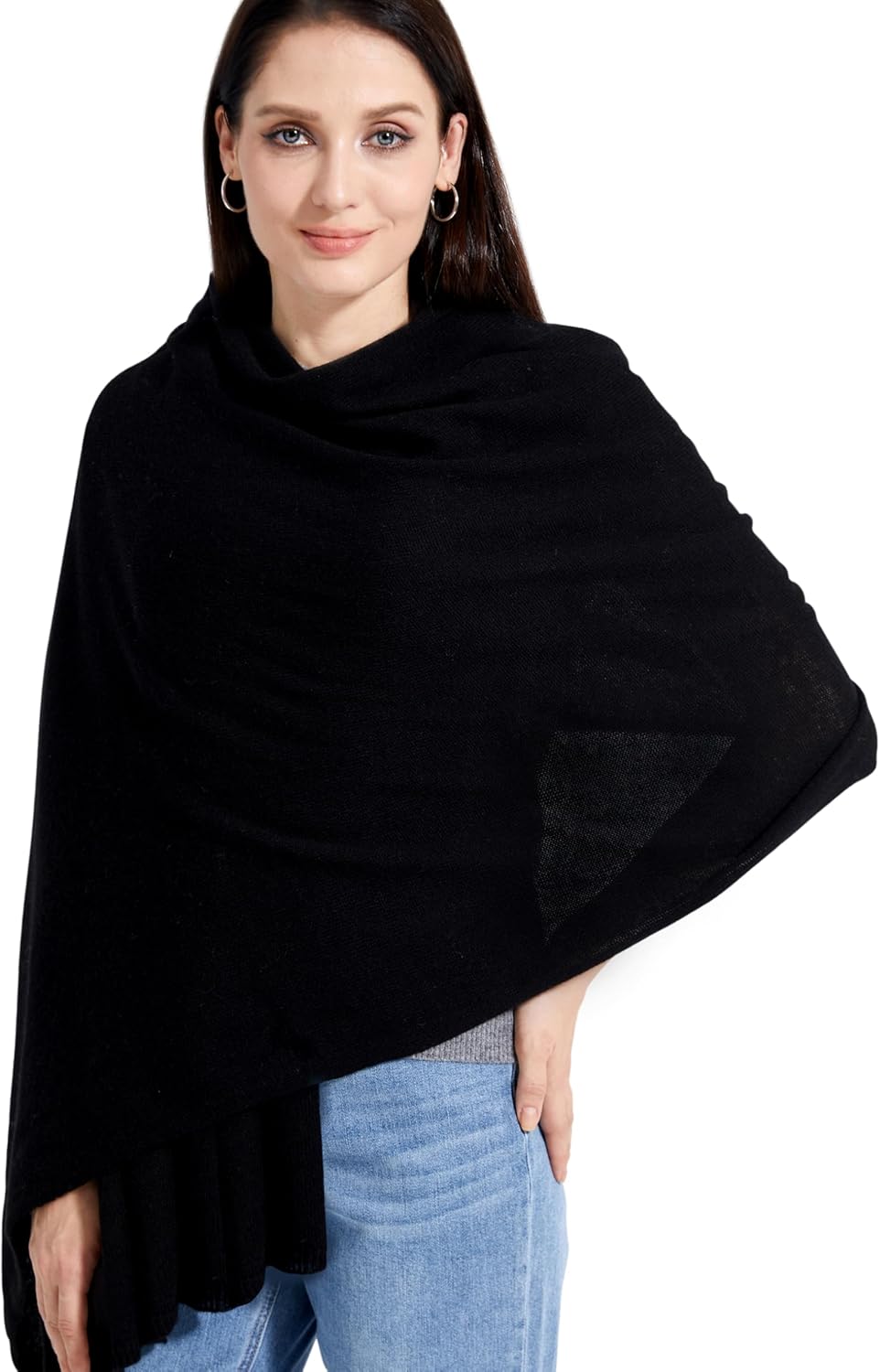 Soft Cashmere Blend Wrap Chic Scarf Stole for Women Travel