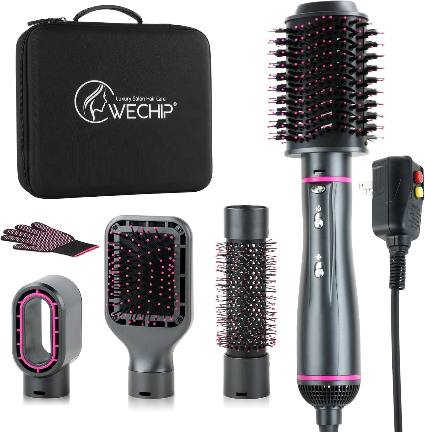 FLATIC 4-in-1 Hot Air Brush - Volumizing Power!