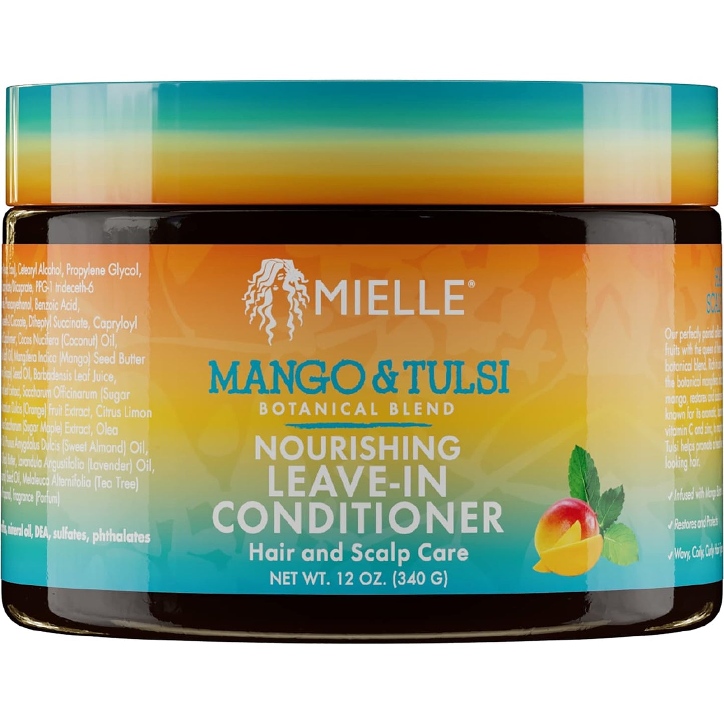 Mielle Organics Mango & Tulsi Leave-In: Nourishing Waves & Curls
