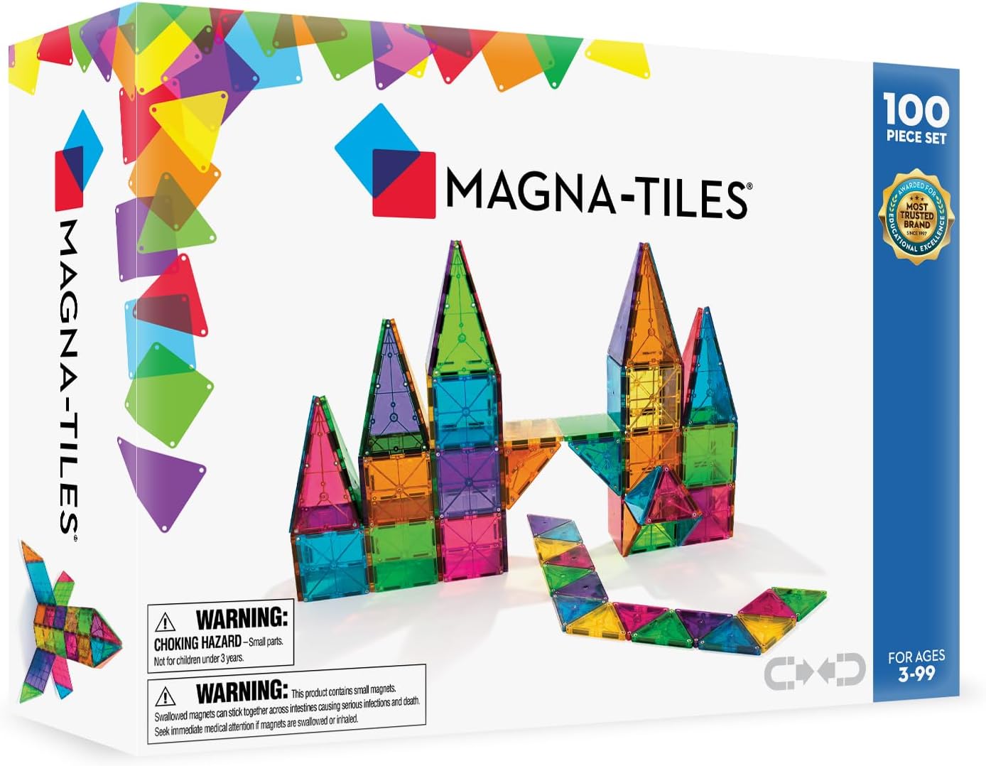 MAGNA-TILES Classic 100-Piece Magnetic Construction Set Review