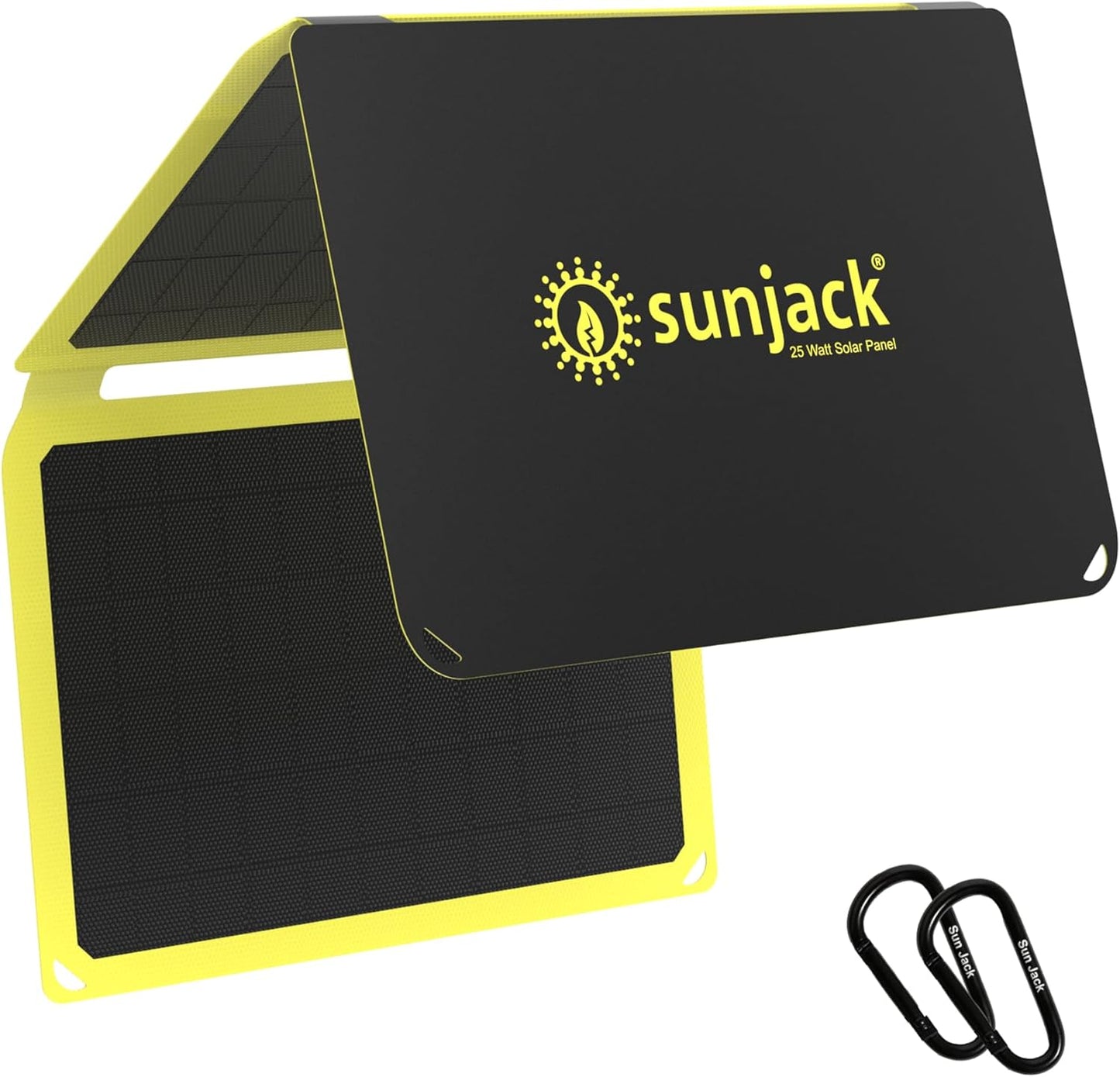 SunJack 25 Watt Foldable Solar Panel for Camping and Travel
