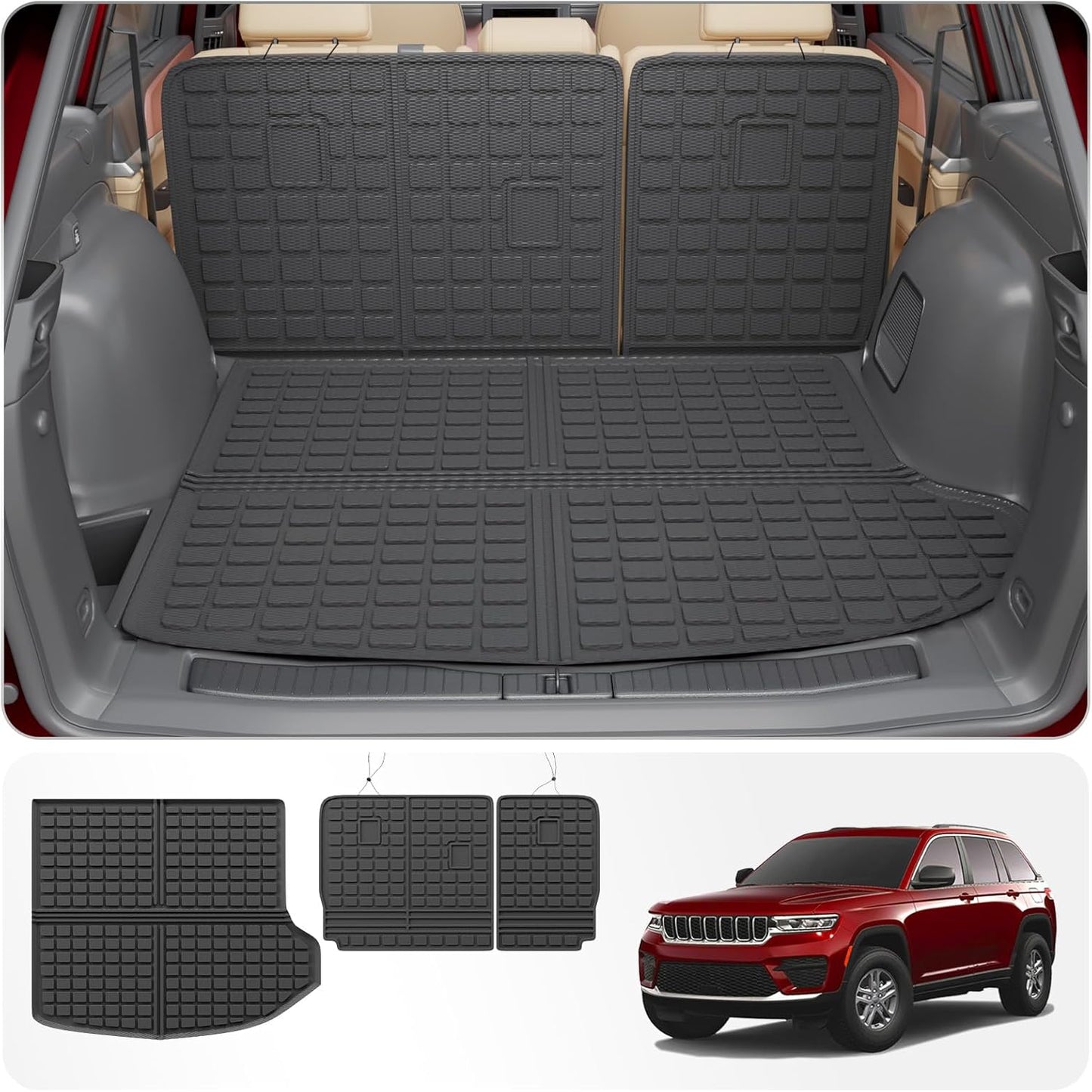 Cargo Mat for 2022-2025 Jeep Grand Cherokee - All-Weather Protection