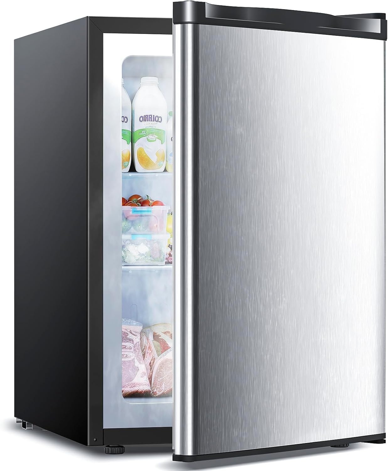 3.0 Cu.ft Upright Freezer with Adjustable Thermostat for Home