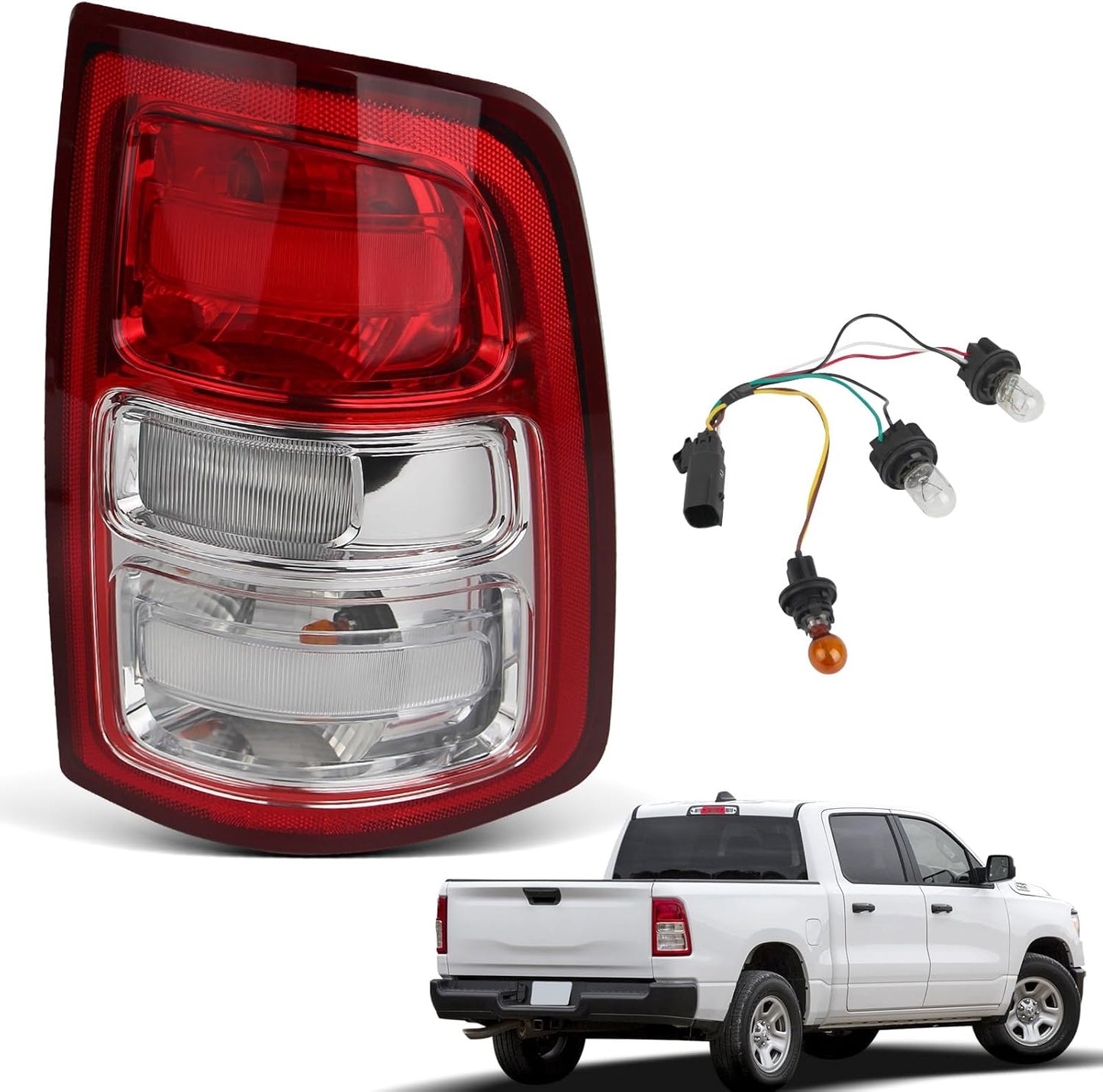 Halogen Tail Lights Assembly for RAM 2500 Right Passenger Side