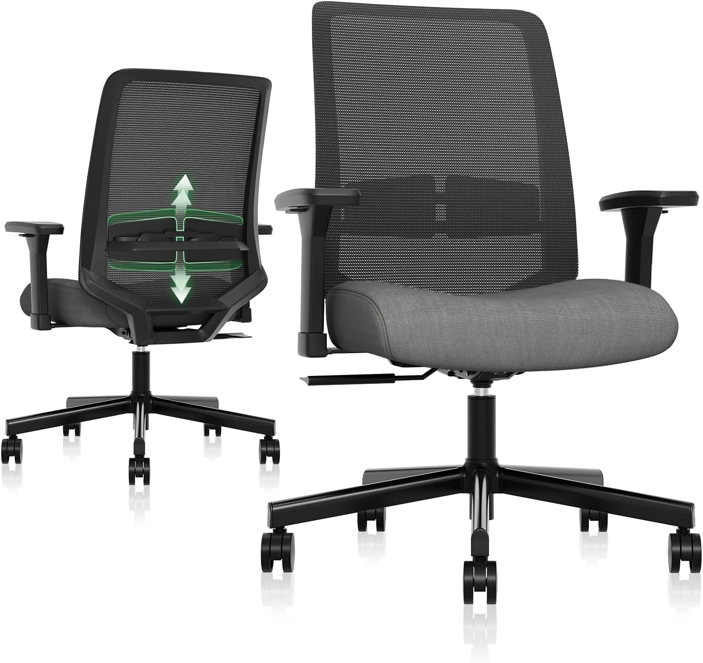Adjustable Lumbar Support Desk Chair by MOLENTS