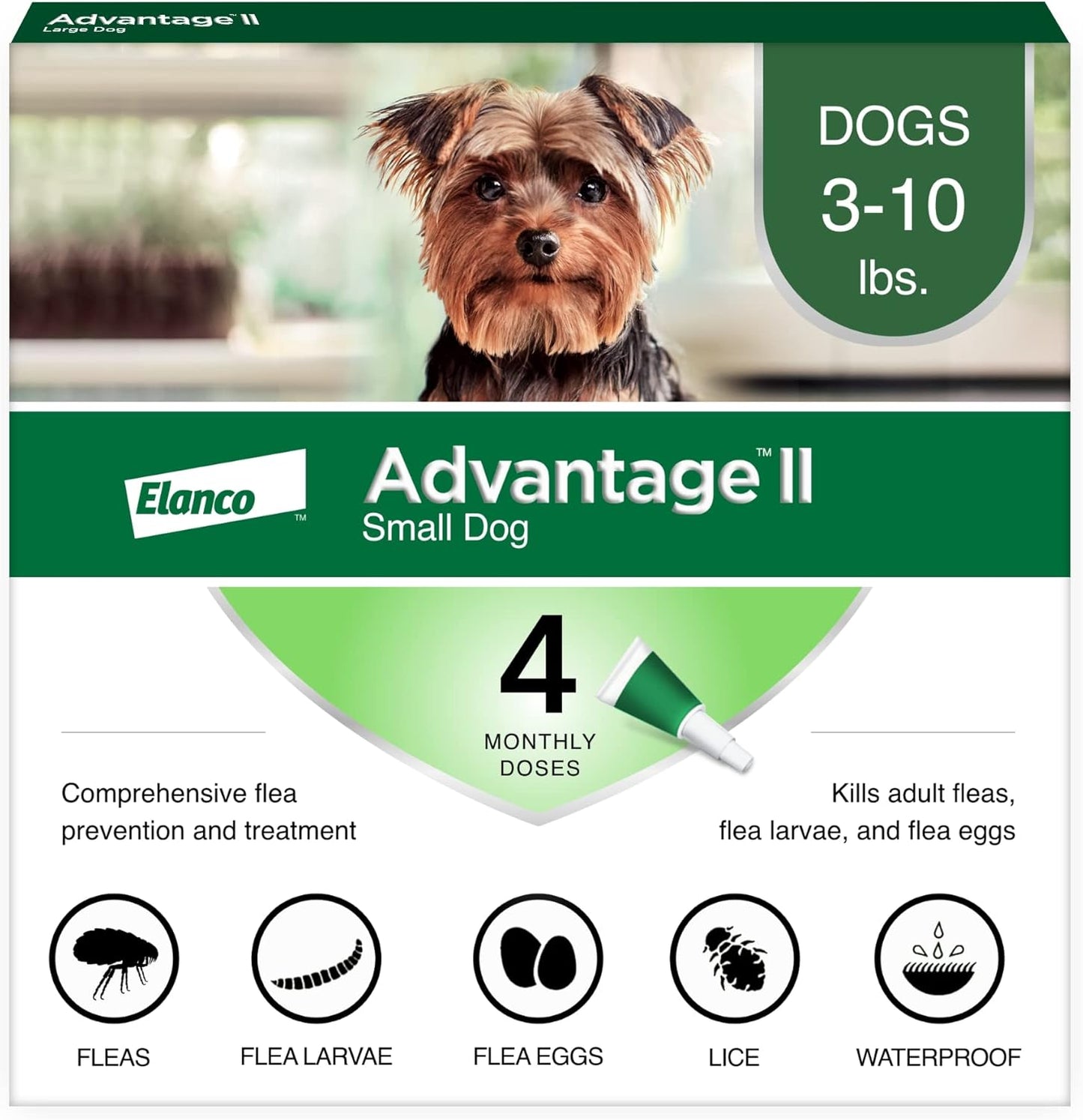 Advantage II Small Dog Flea Treatment & Prevention for Dogs