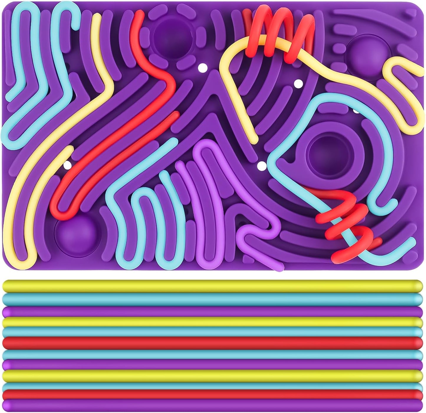 Glow-in-the-dark Fidget Board with 20 Strings - QETRABONE