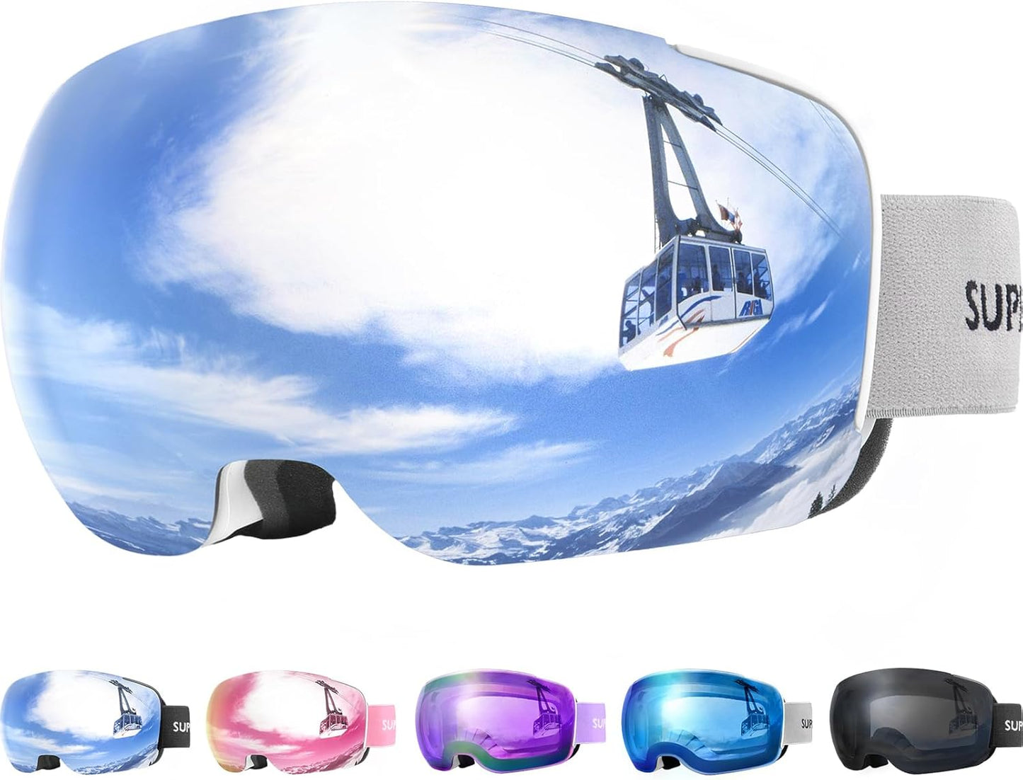 Anti-Fog Ski Goggles for Clear Vision
