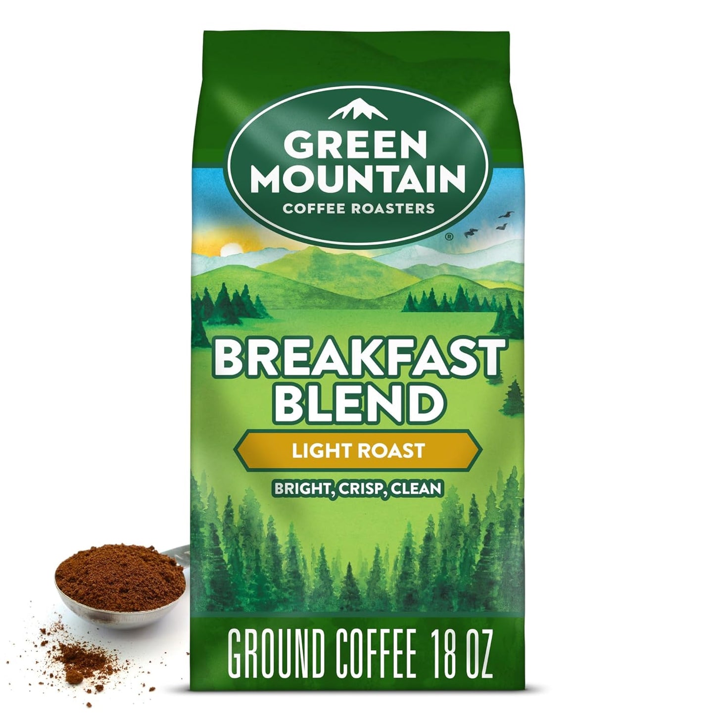 Green Mountain Breakfast Blend Ground Coffee - 18 oz Bag
