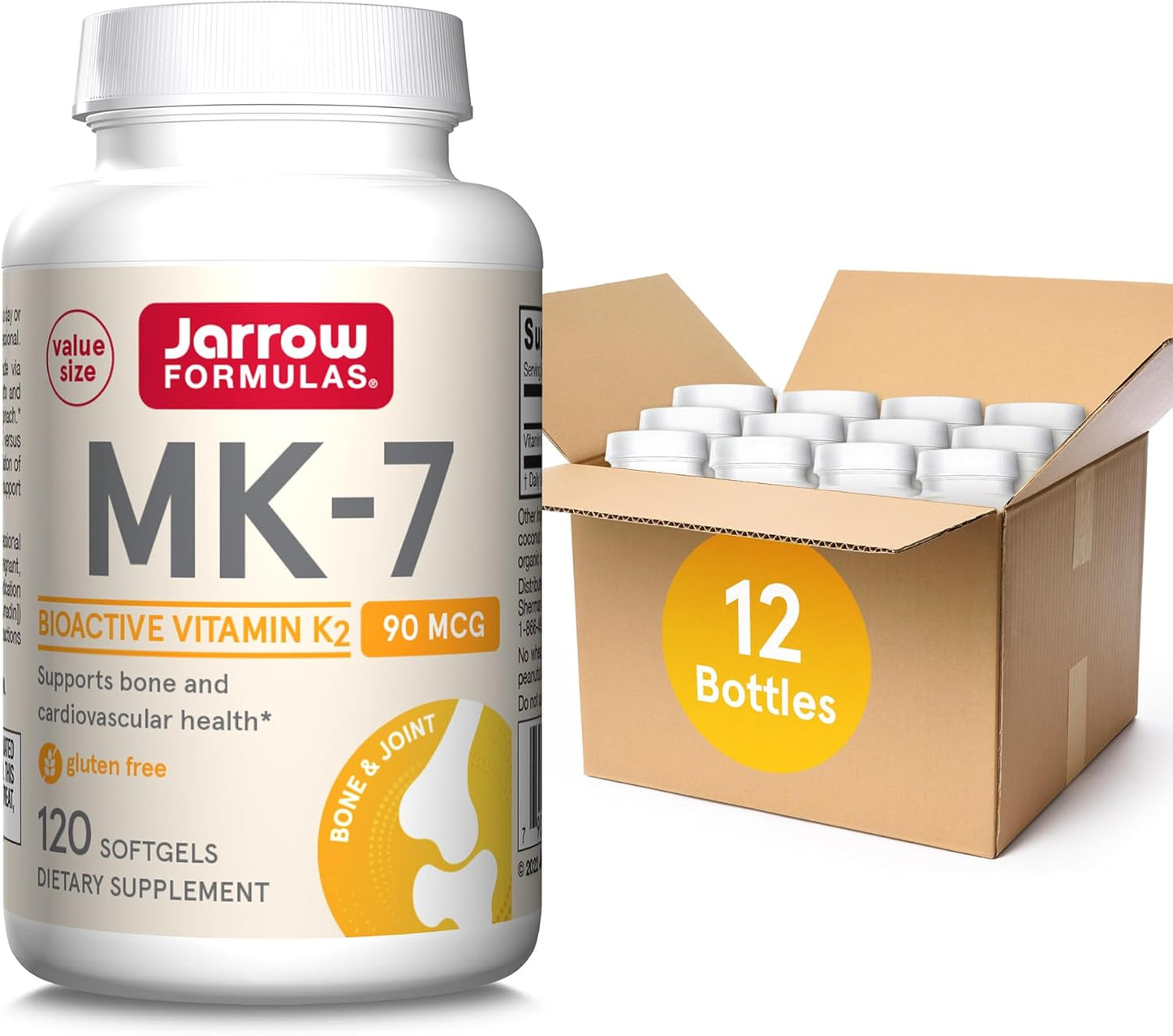 Jarrow Formulas MK-7 Vitamin K2 Supplement for Bone Health