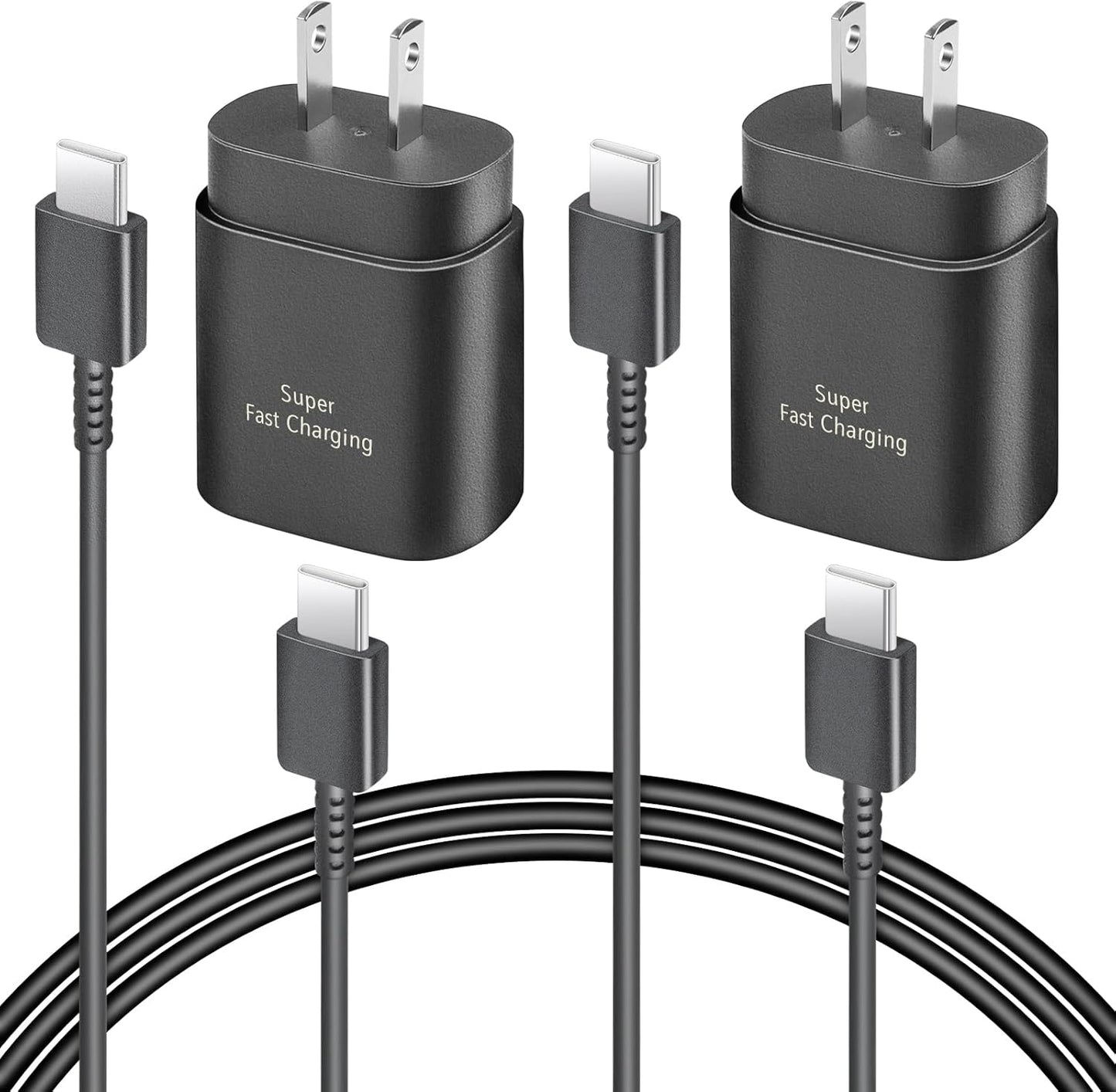 2 Pack 25W Fast USB C Charger | Android Phone Charging Powerhouse