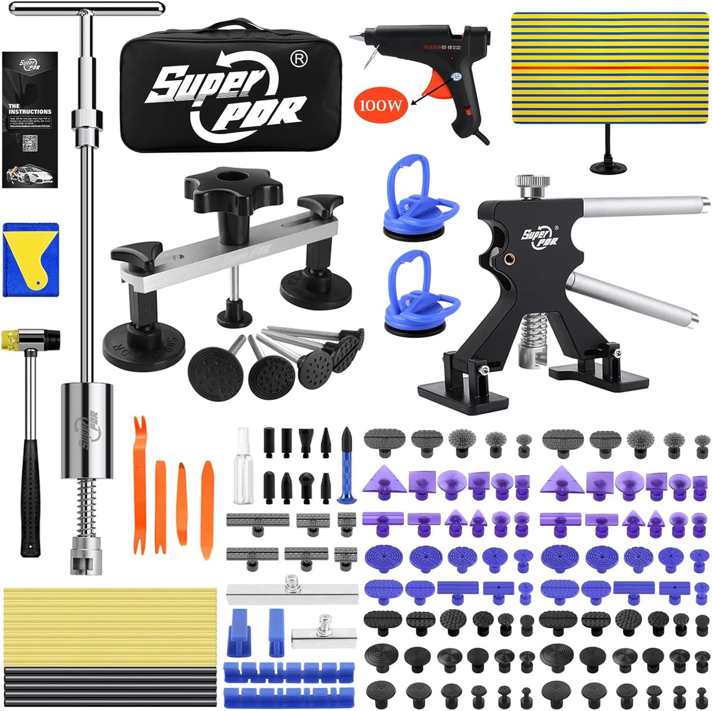 Super PDR Car Dent Puller Kit for Quick and Easy Repairs