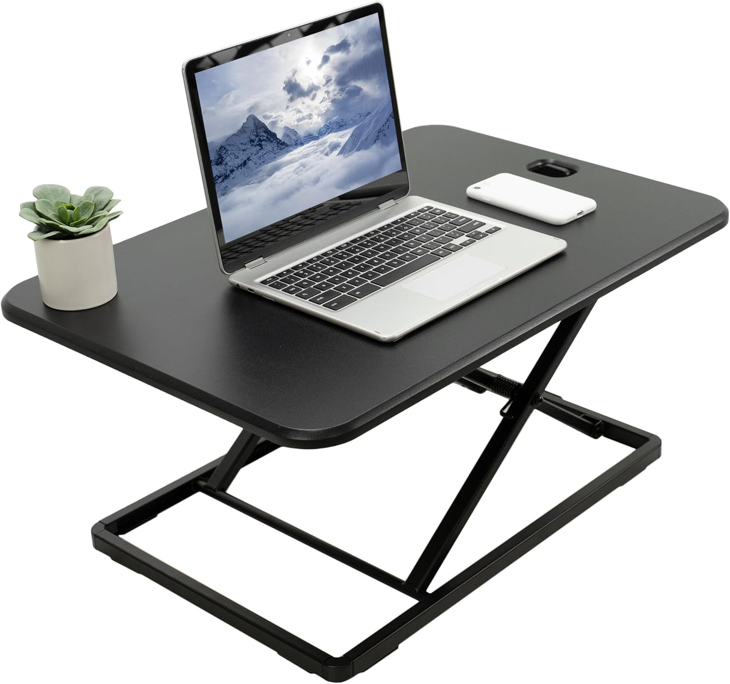VIVO Ultra-Slim Standing Desk Riser - Ergonomic Sit-Stand Solution