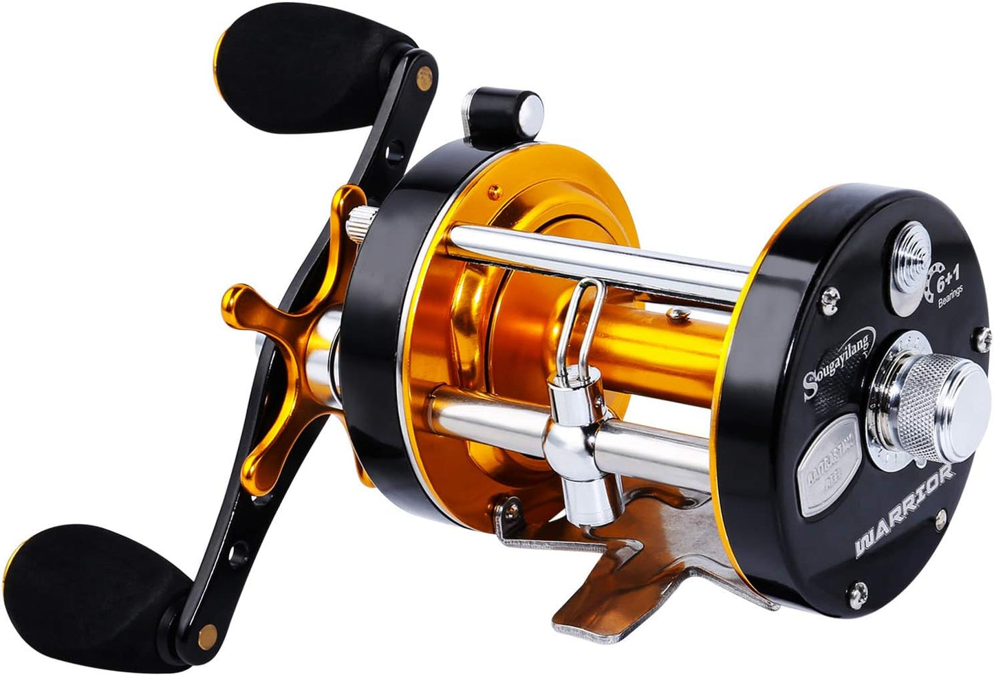 Sougayilang Fishing Reels Round Baitcasting Reel for Catfish