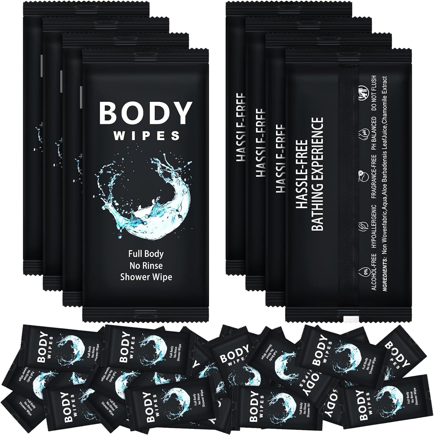 Treela 300 Pcs Large Body Wipes for Hygiene and Travel Needs