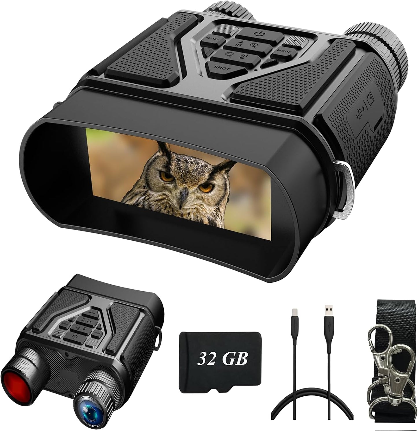 Night Vision Goggles with 8X Zoom for Hunting and Camping