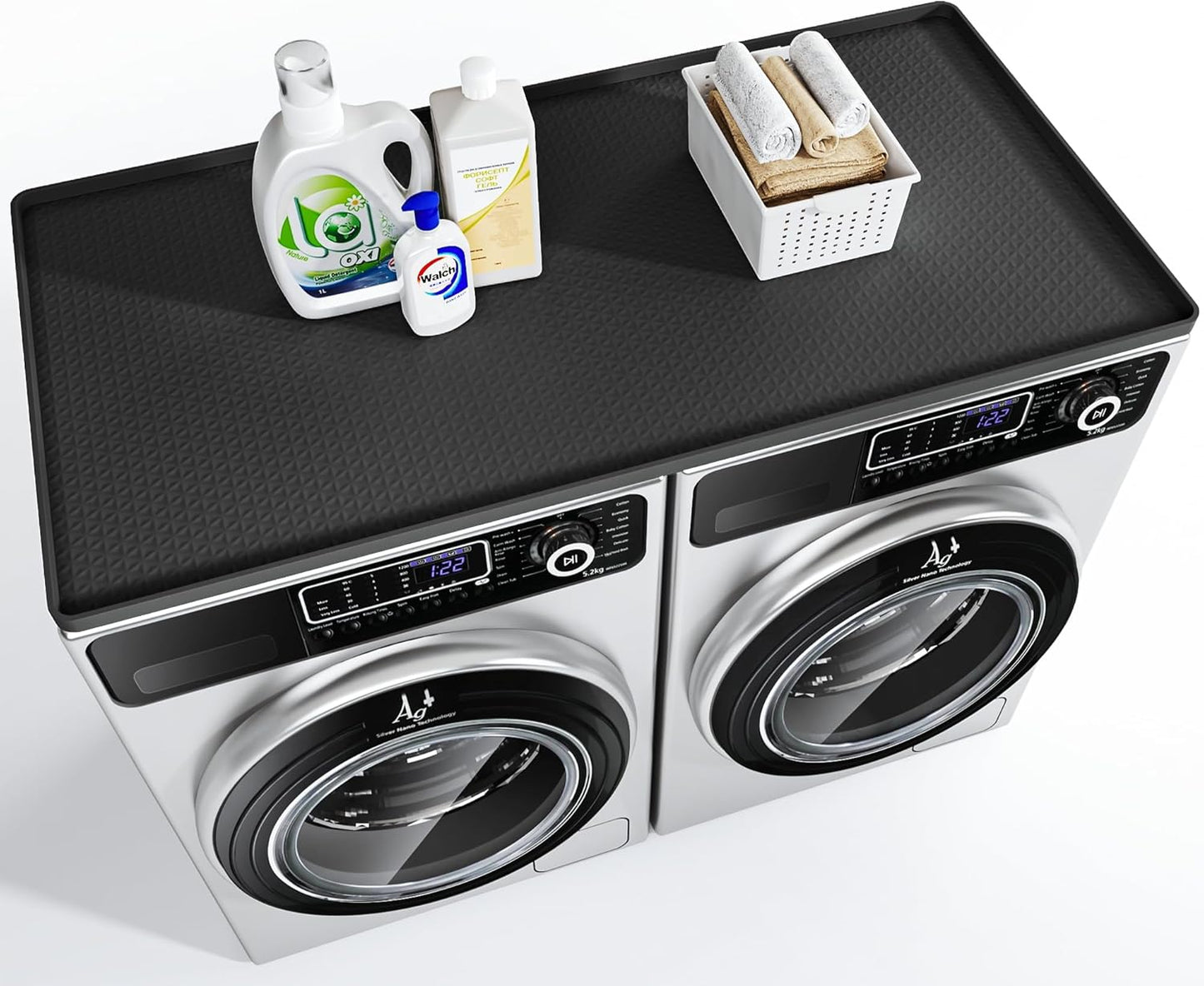 Large Washer Dryer Countertop Mat for Laundry Room Protection