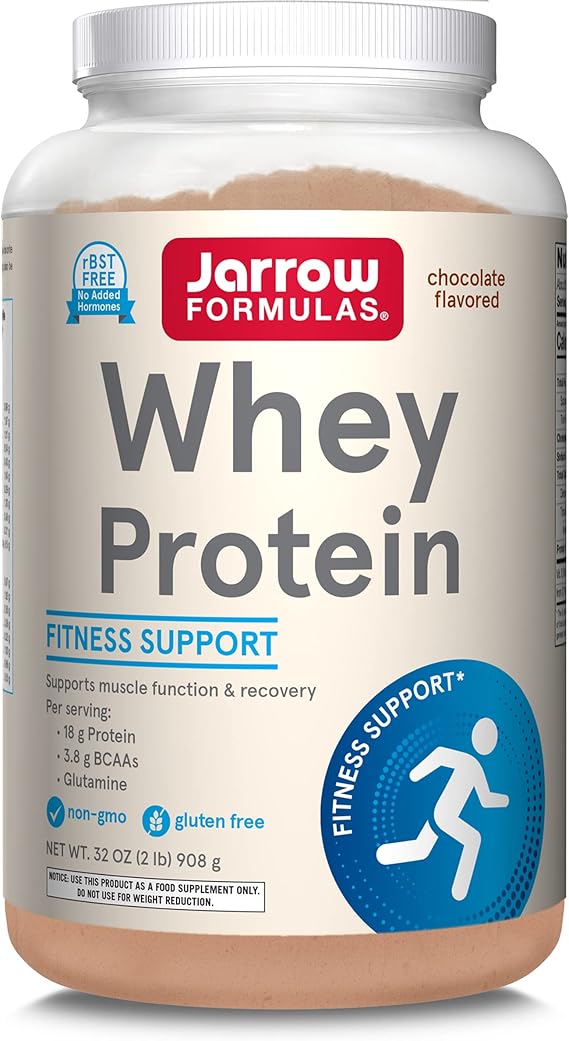 Jarrow Formulas Whey Protein Powder for Muscle Recovery Support