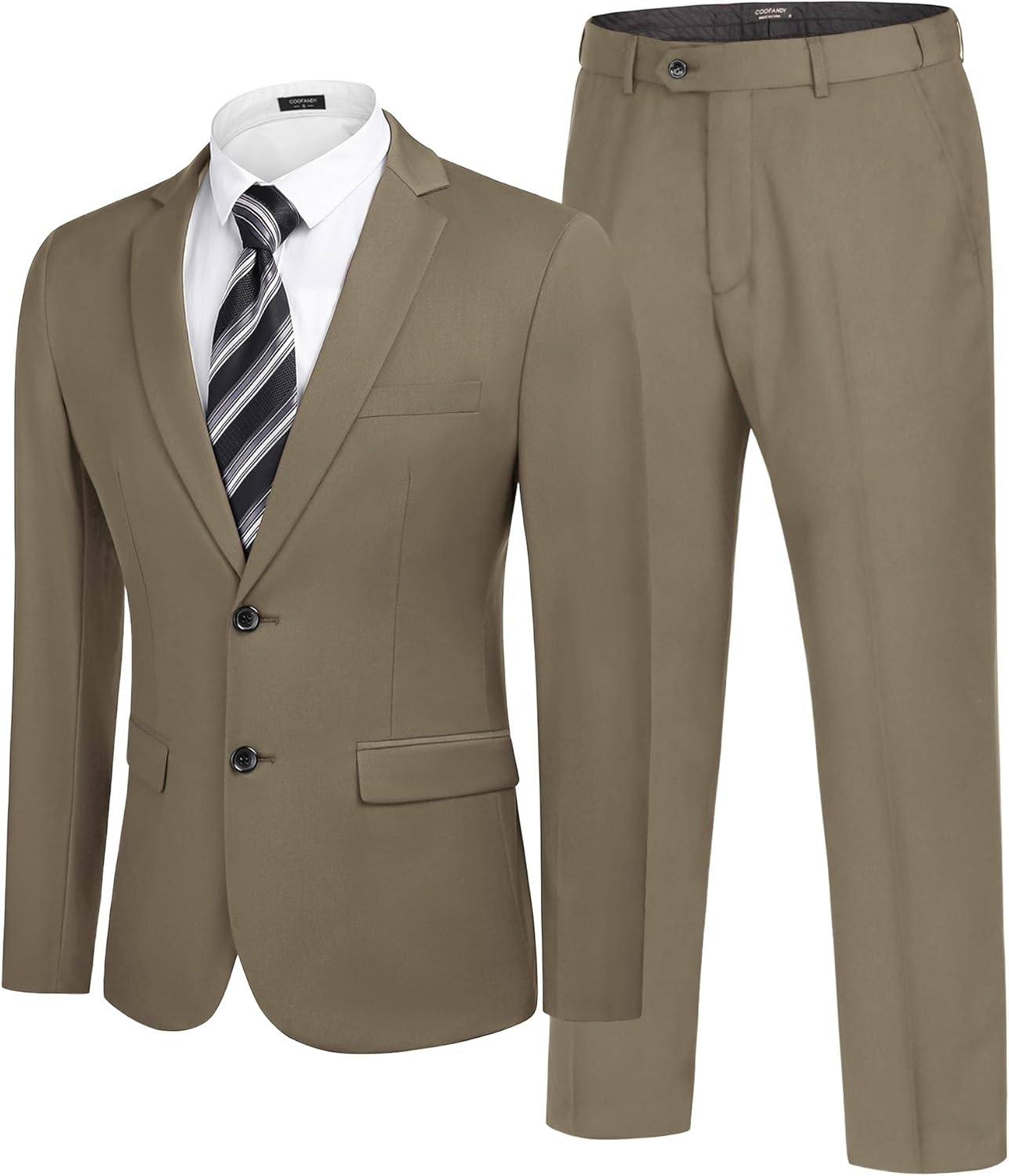 COOFANDY Men's 2 Piece Suits for Weddings and Business Events