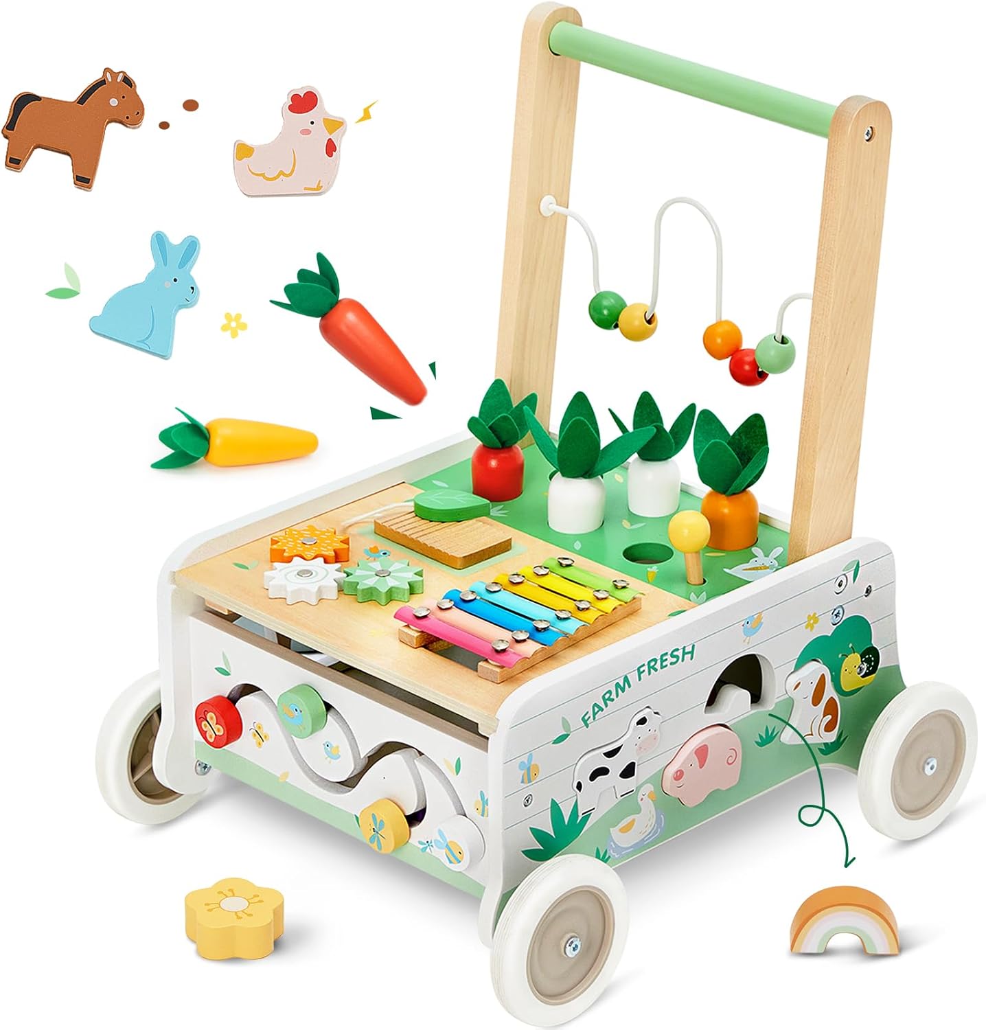 Montessori Farm Baby Walker - Speedy Learning Fun!