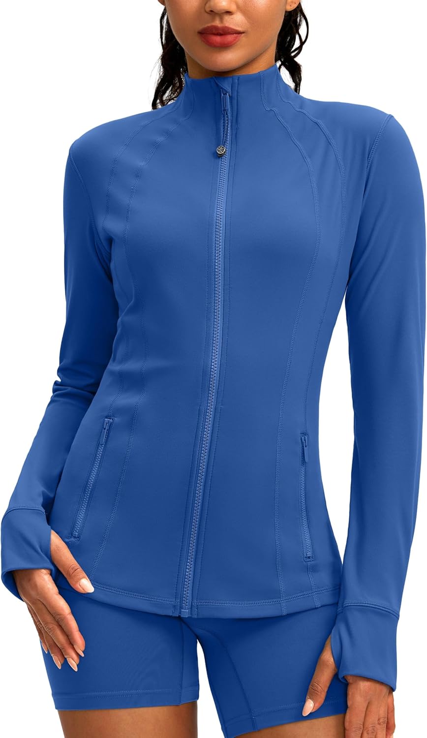 G Gradual Women's Zip Up Workout Jacket for Running and Yoga