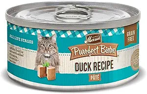 Merrick Purrfect Bistro Grain Free Duck Pate for Cats, 24 Cans
