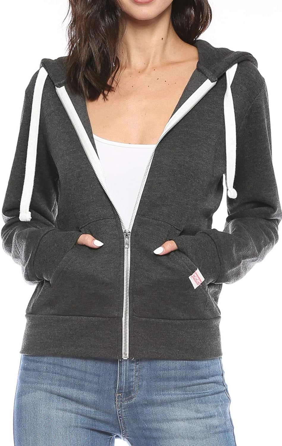 Cozy Plus Size Zip-Up Hoodie for Urban Women